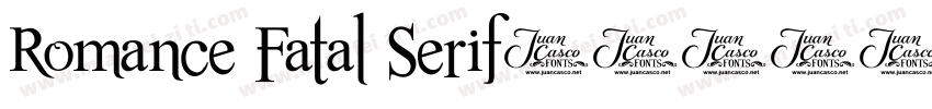 Romance Fatal Serif字体转换